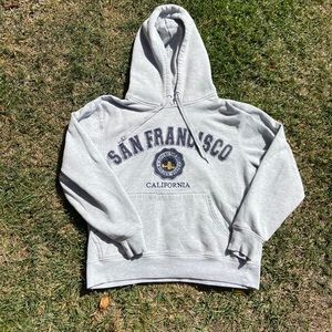 Gray San Francisco, California hoodie